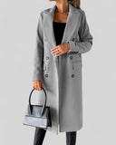 Elegant Long Lapel Coat