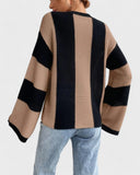 Bold Stripe Bell Sleeve Sweater