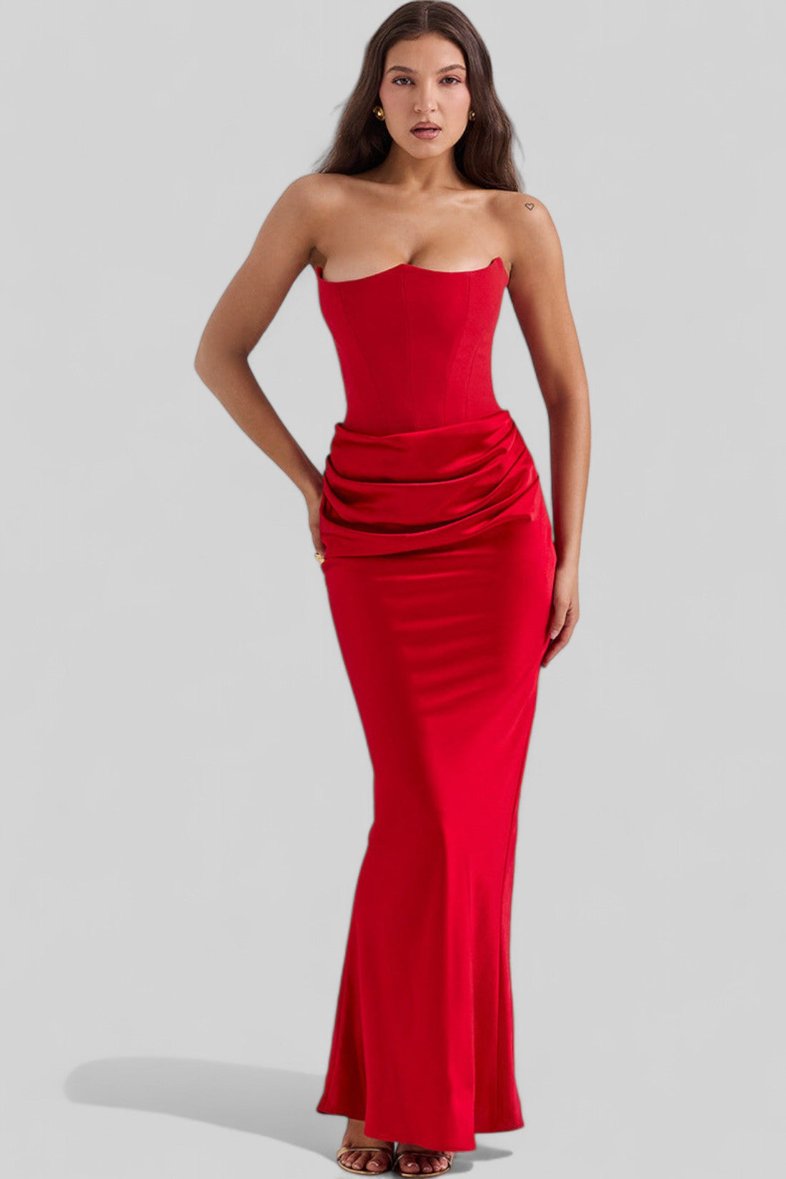 Velvet Backless Opulence Gown