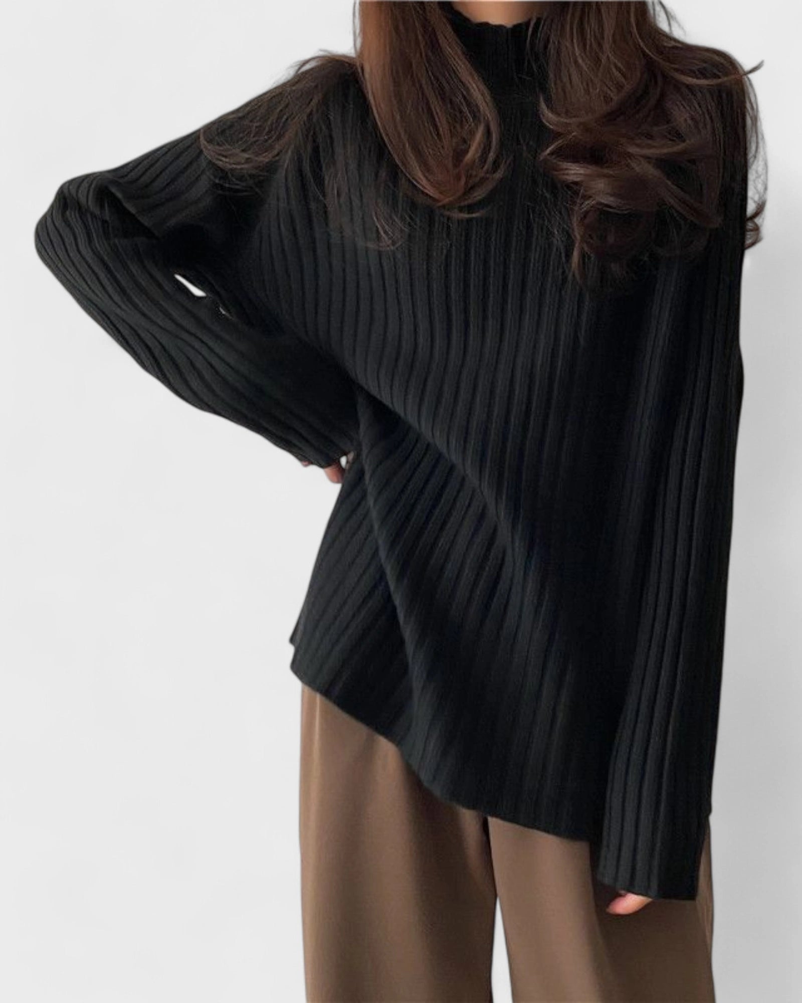 Relaxed Ribbed Sweater