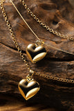 Gold Heart Pendant Necklace