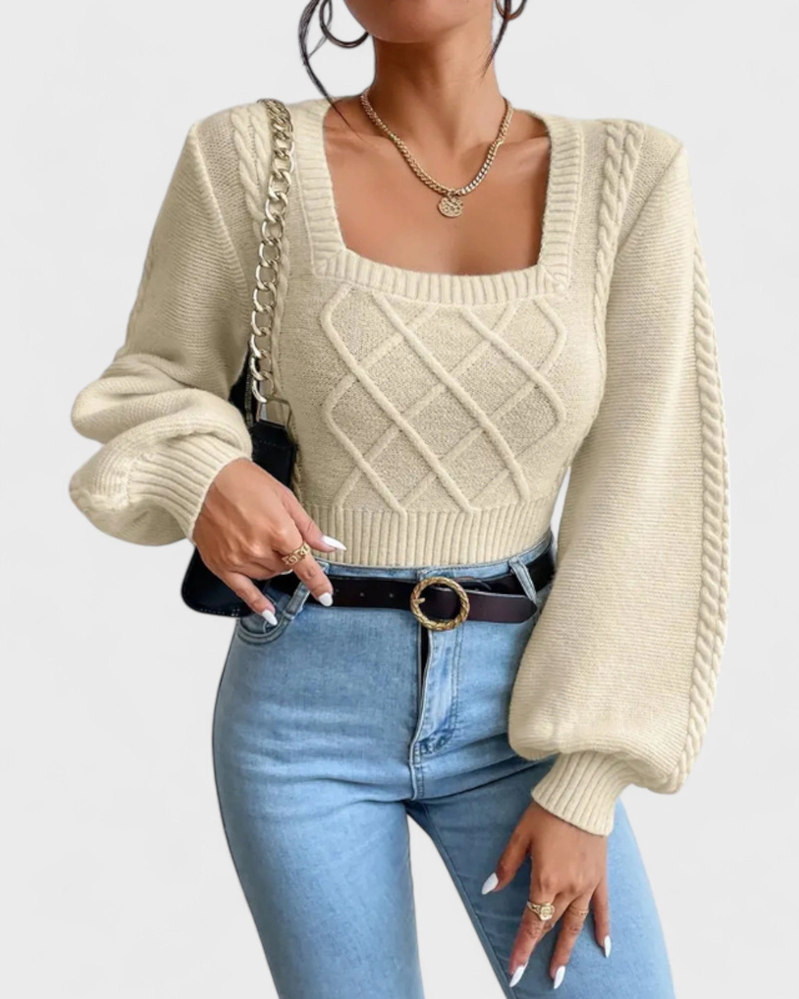 Square Charm Knit