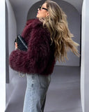 Eco Chic Faux Fur Coat