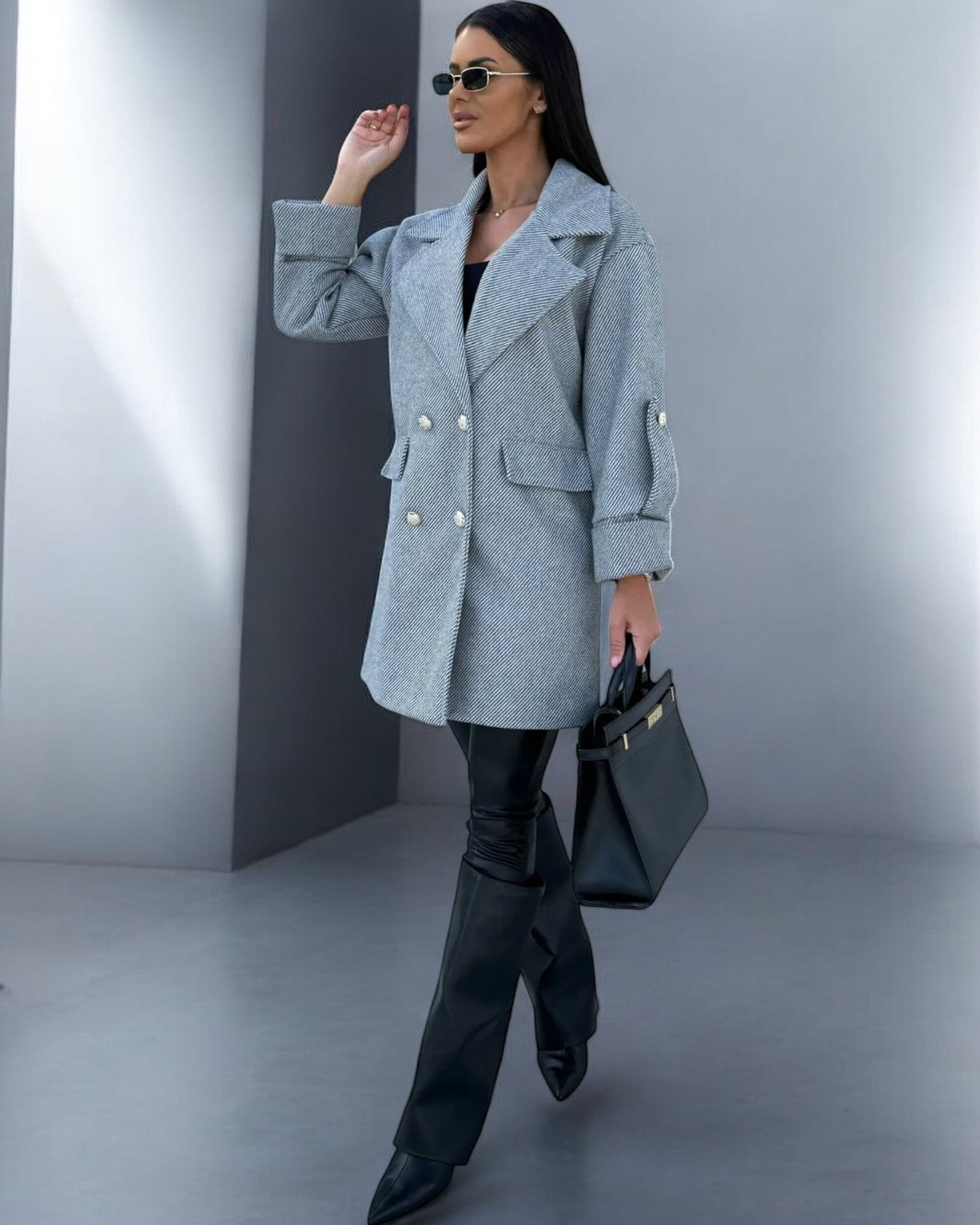 Classic Woolen Suit Coat