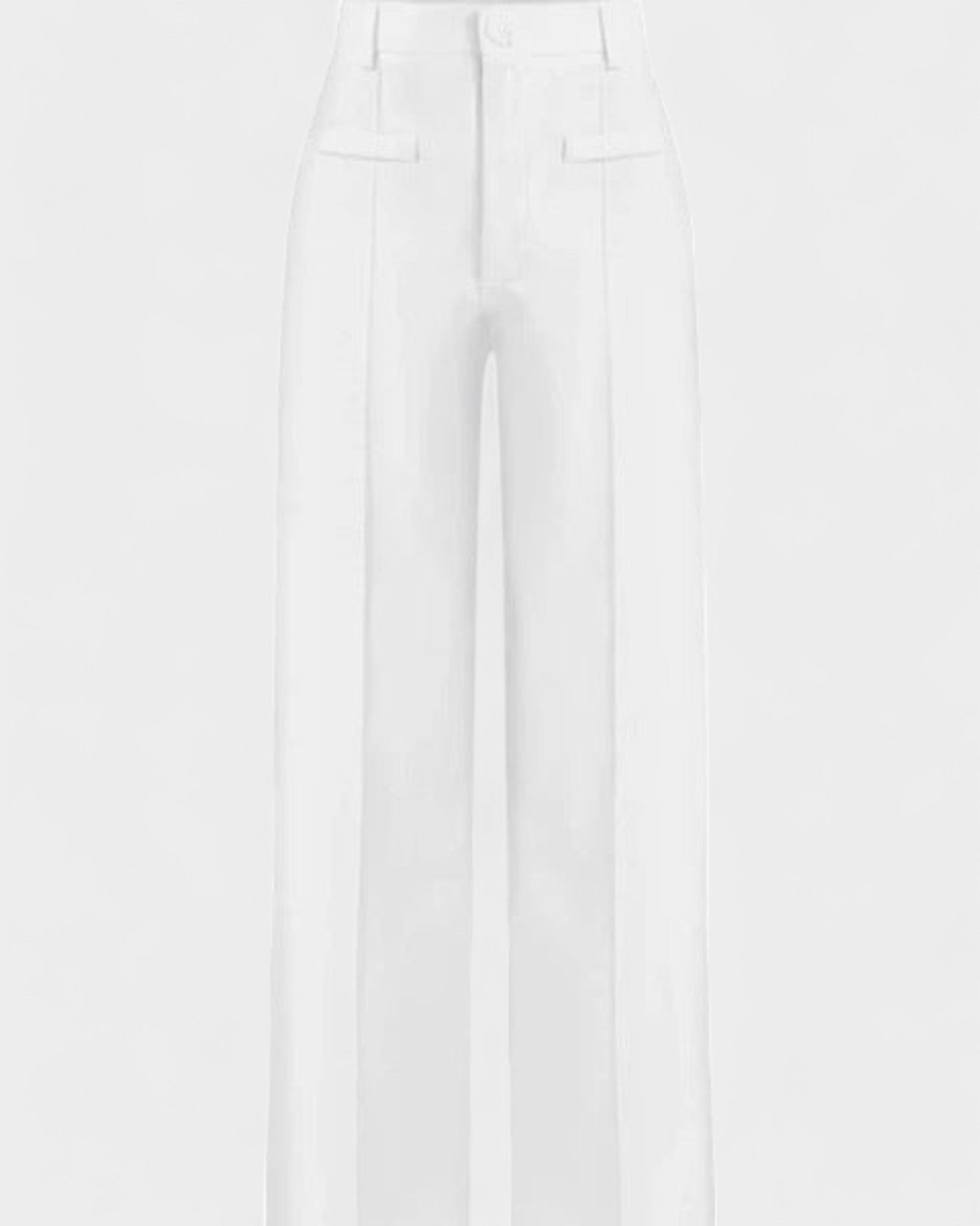 Elegant High-Waist Wide-Leg Pants with Pockets