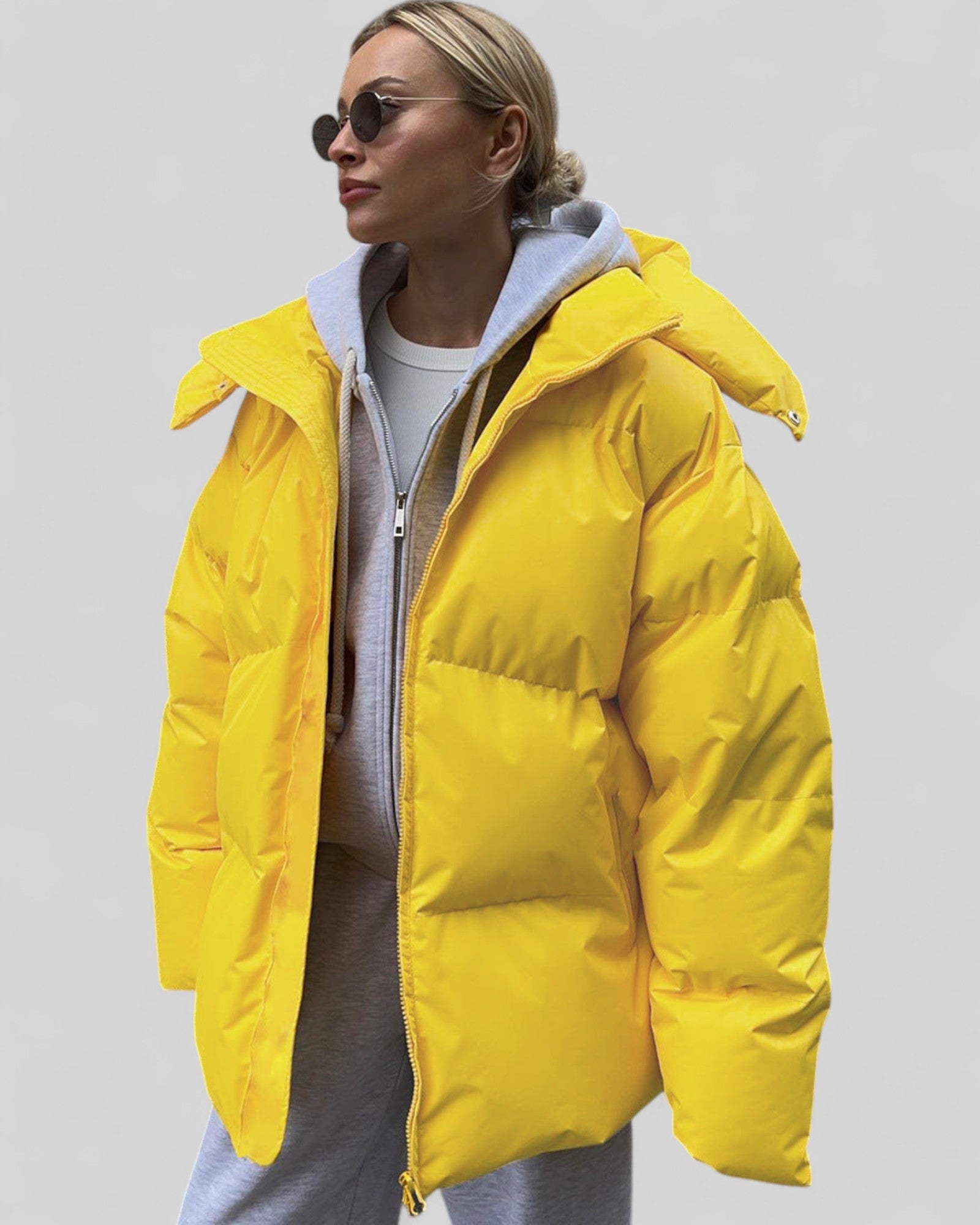 Oversized Hooded Puffer Coat