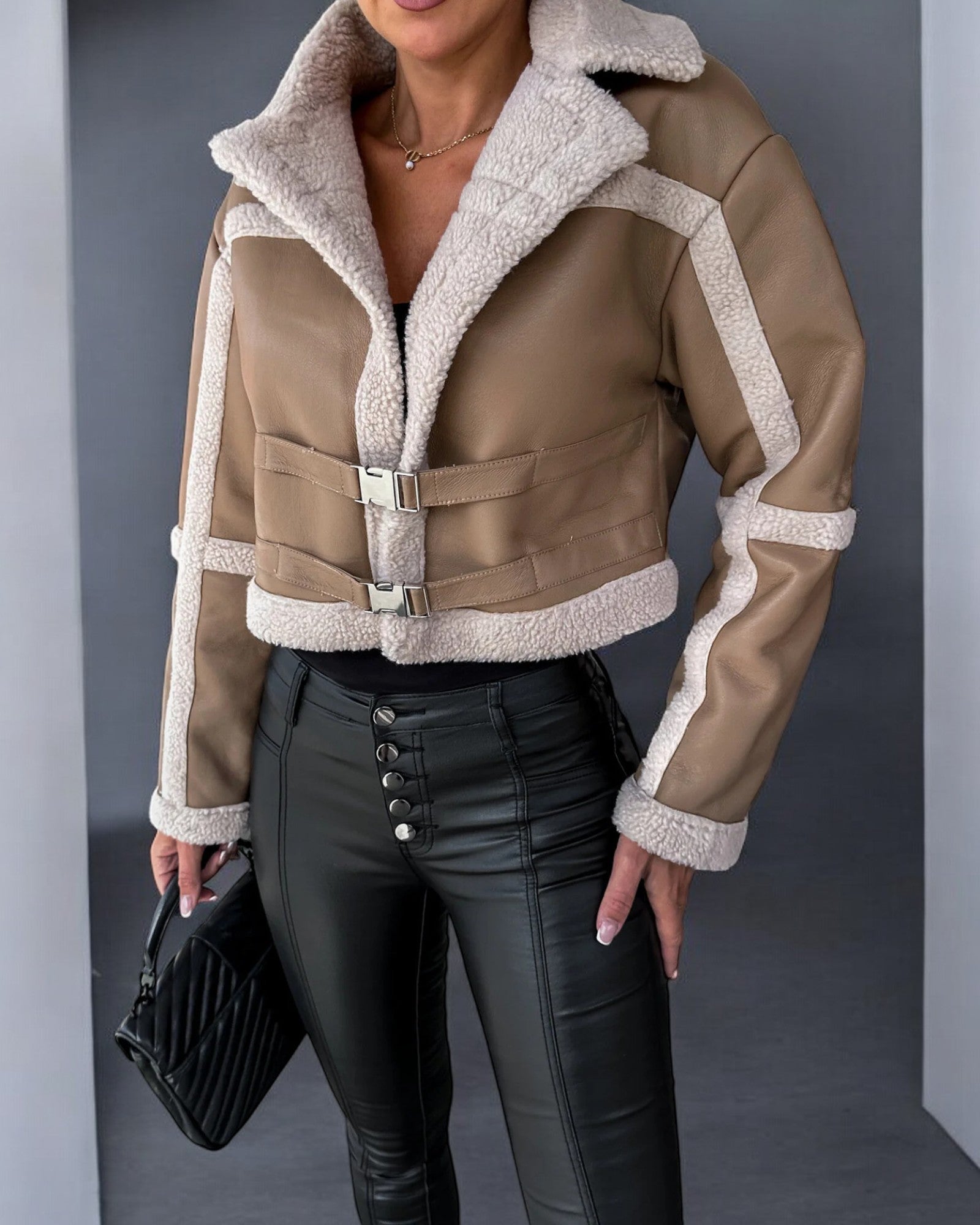 Fur-Lined Luxe Jacket