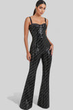 Sequin Tube Top Jumpsuit