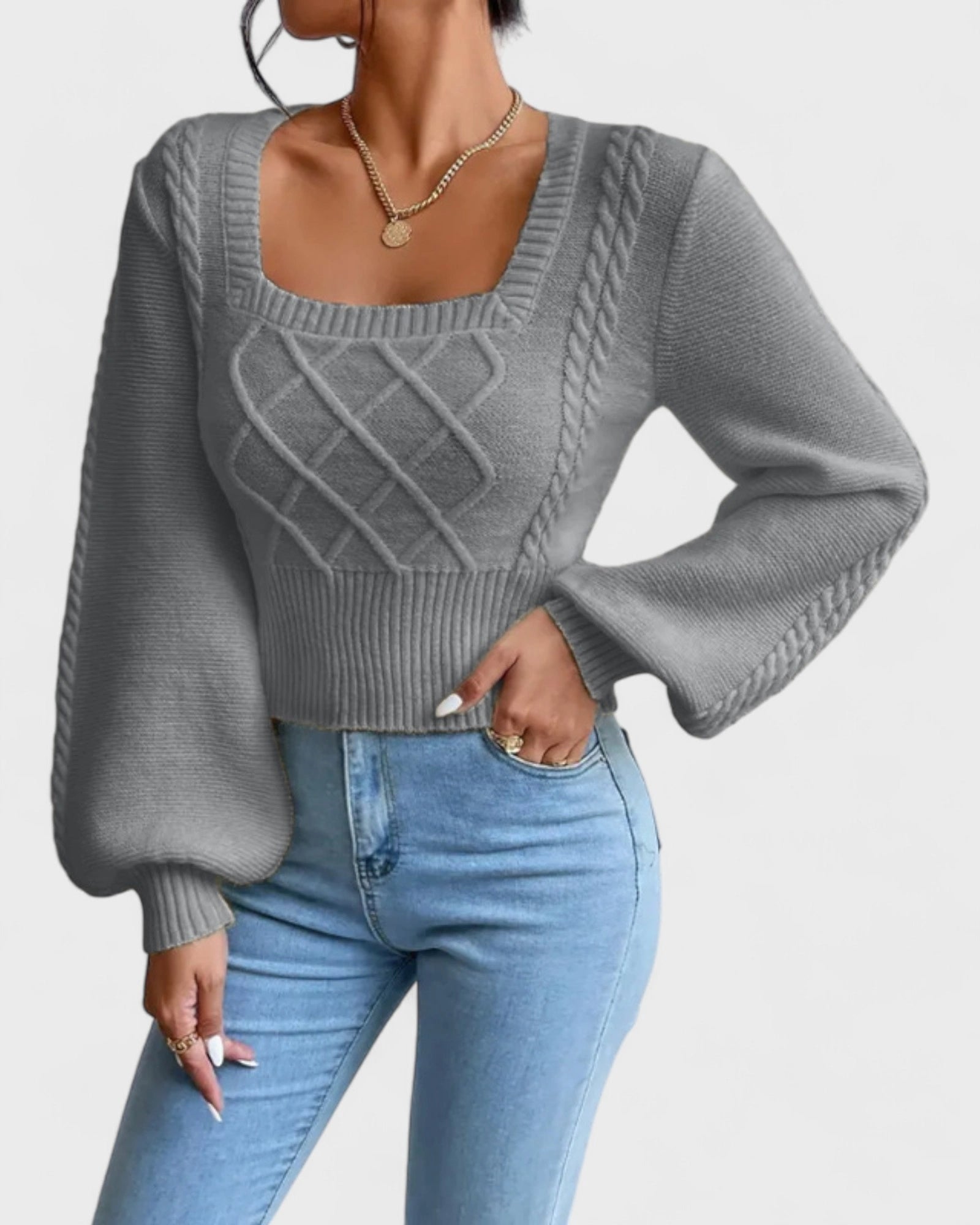 Square Charm Knit