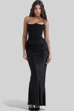 Velvet Backless Opulence Gown