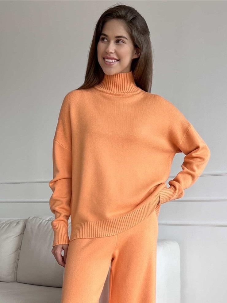 Cozy Turtleneck Knit Set