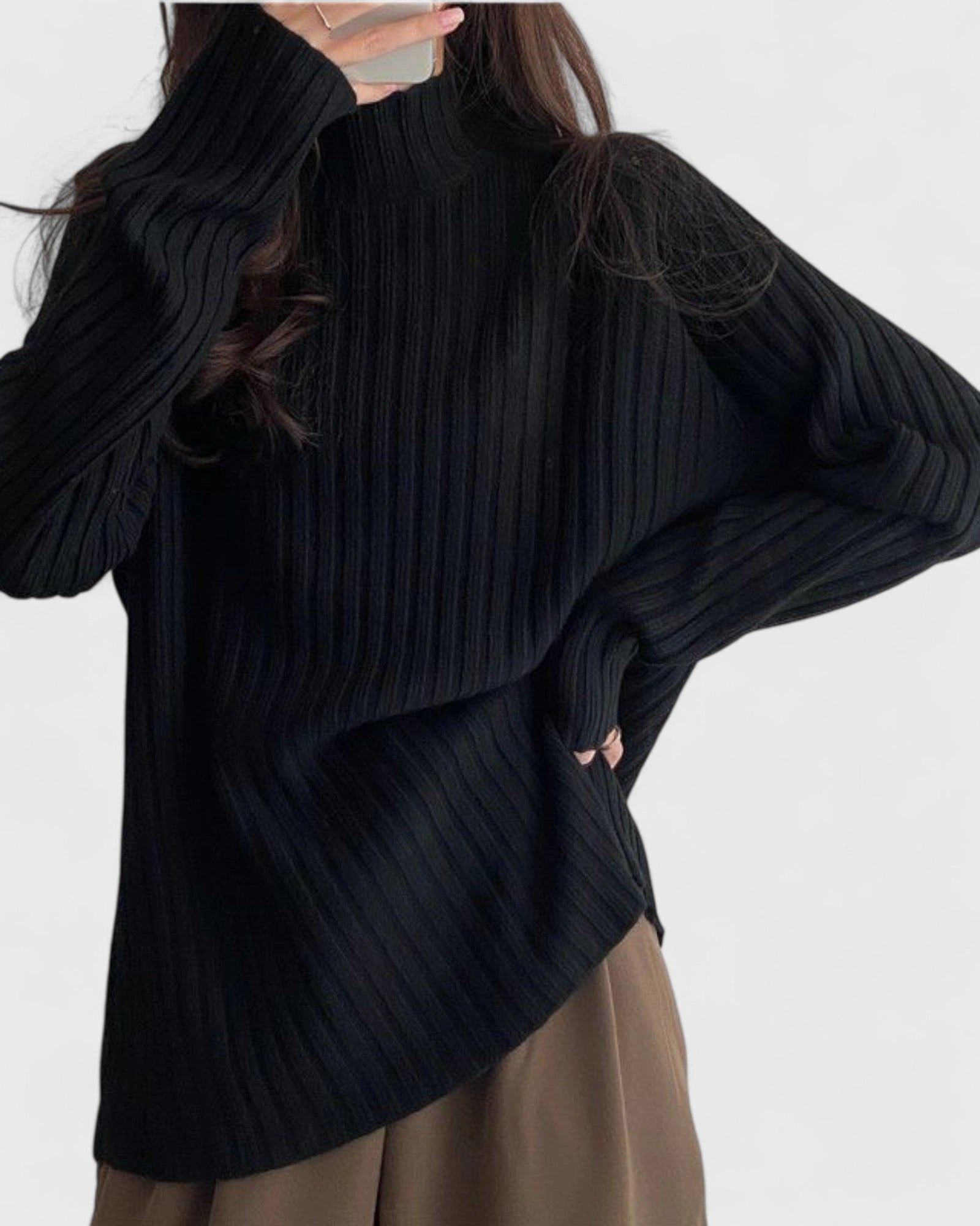 Relaxed Ribbed Sweater