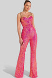 Sequin Tube Top Jumpsuit