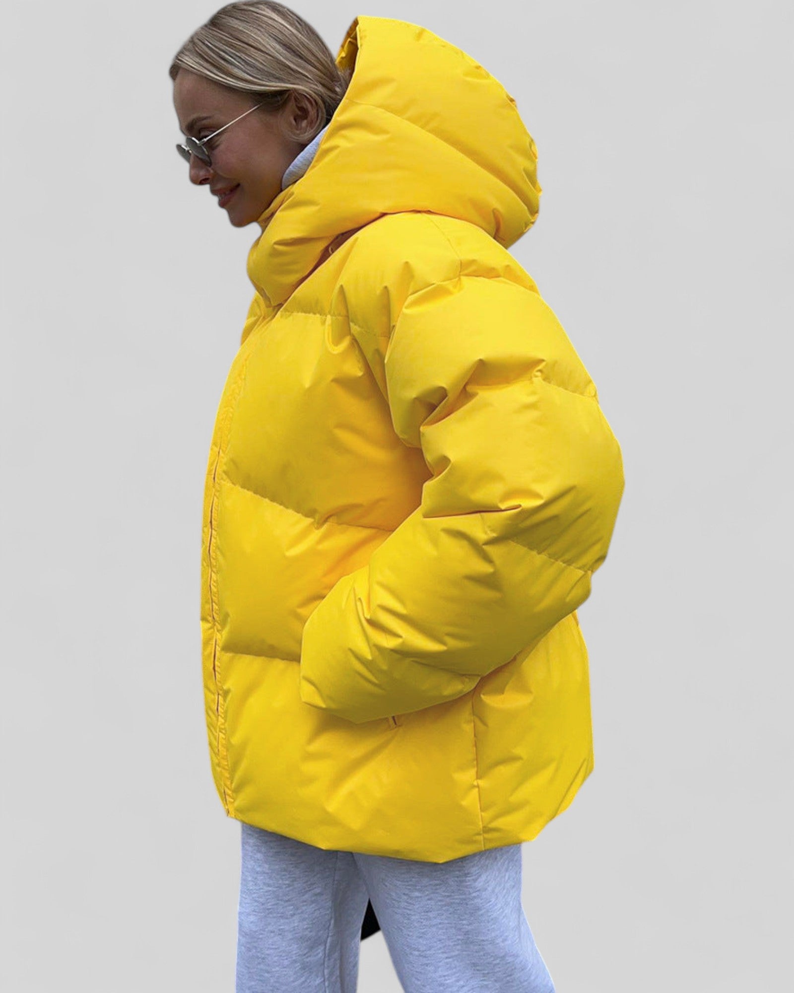 Oversized Hooded Puffer Coat