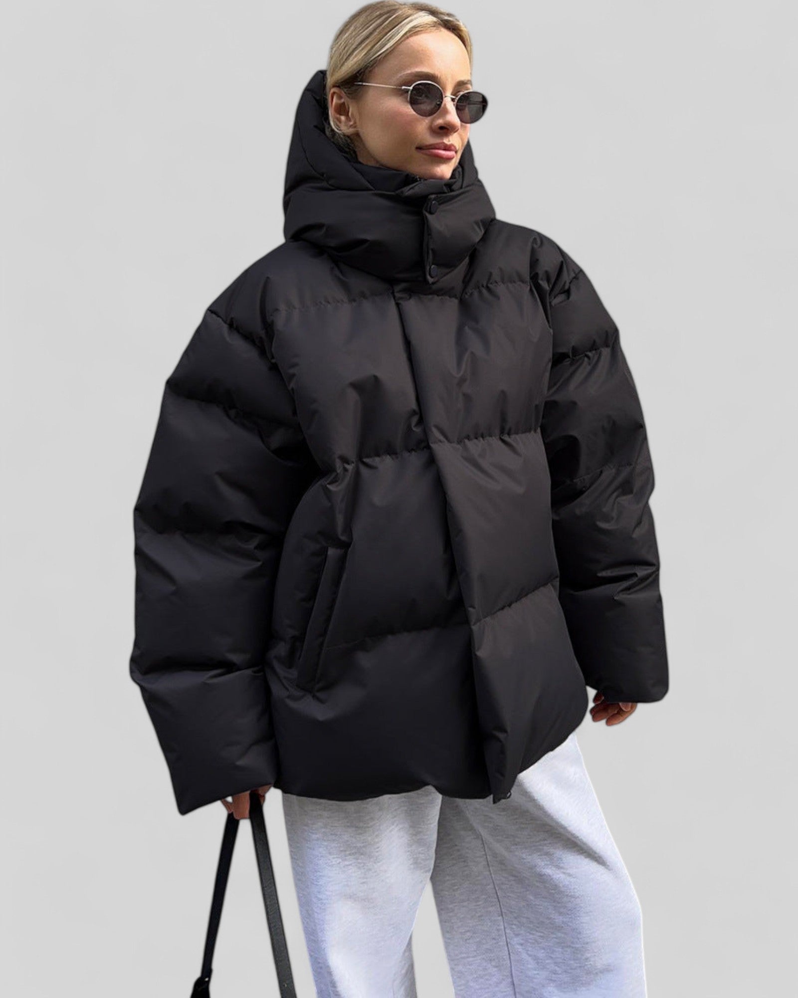 Oversized Hooded Puffer Coat