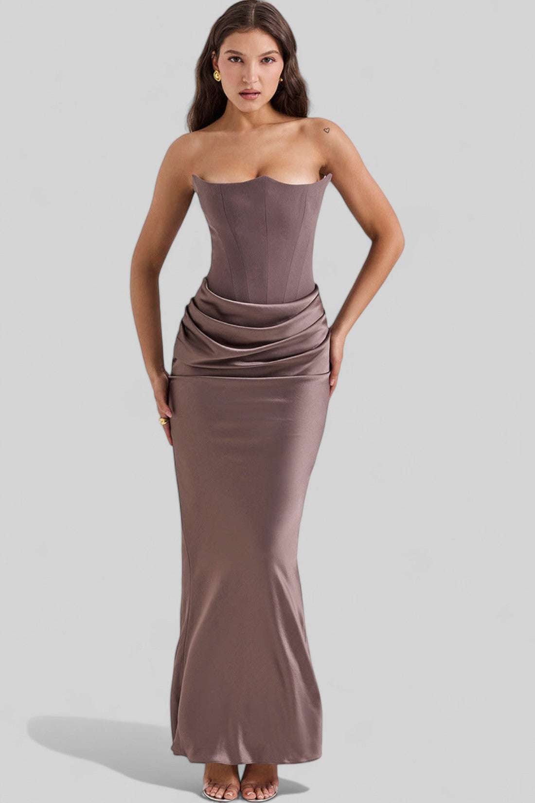 Velvet Backless Opulence Gown