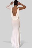 Elegant Hollow-Out One-Shoulder Dress