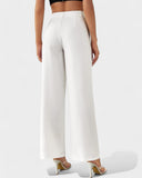 Elegant High-Waist Wide-Leg Pants with Pockets