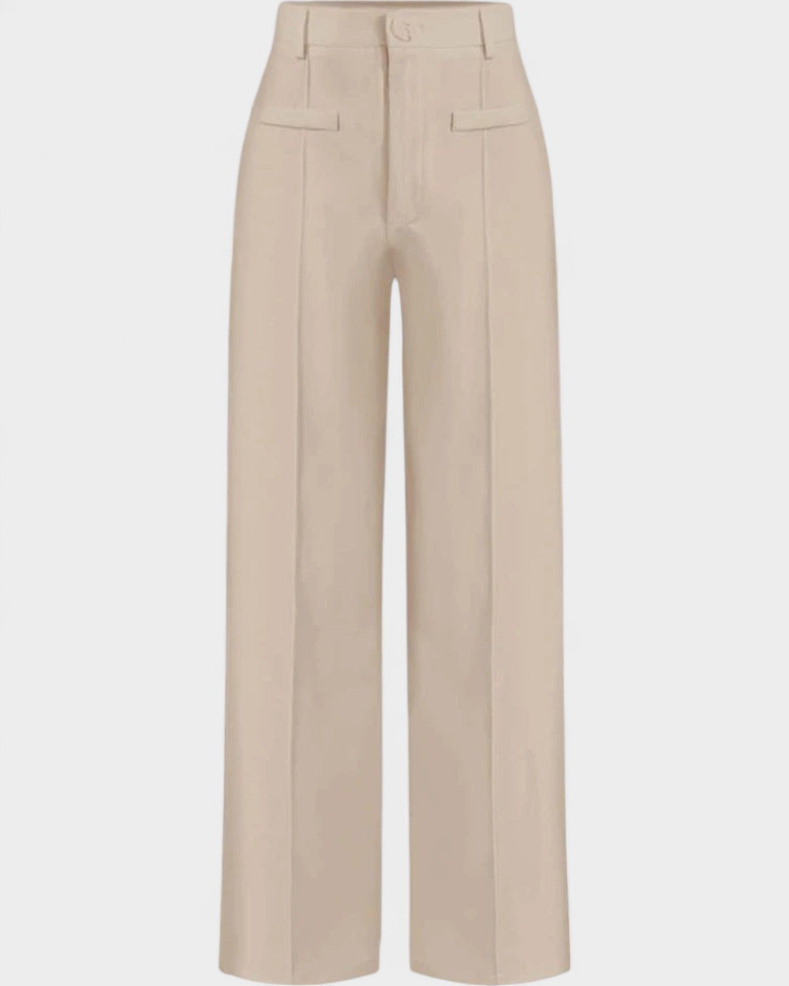 Elegant High-Waist Wide-Leg Pants with Pockets